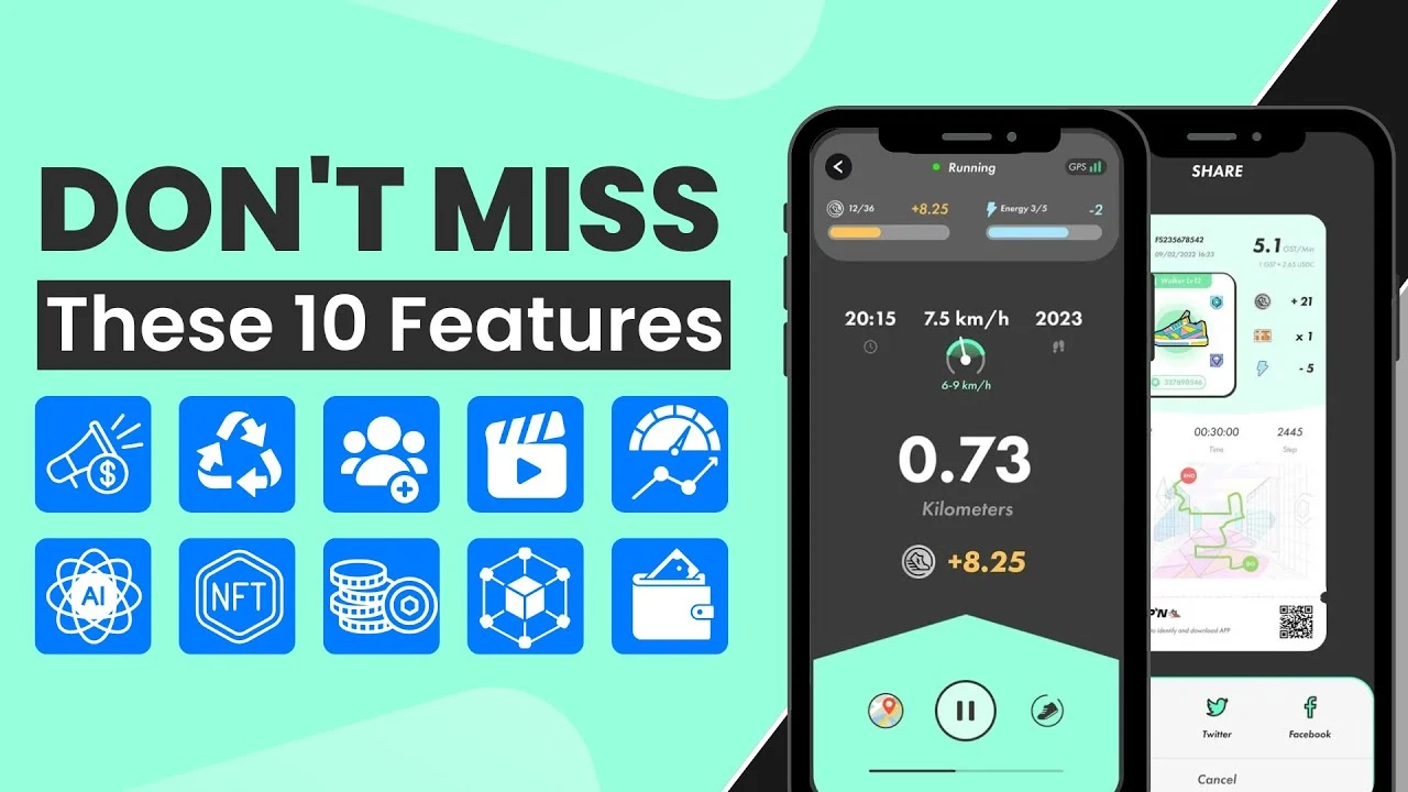 Top 10 Must-Have Features for a Move-to-Earn (M2E) App in 2025